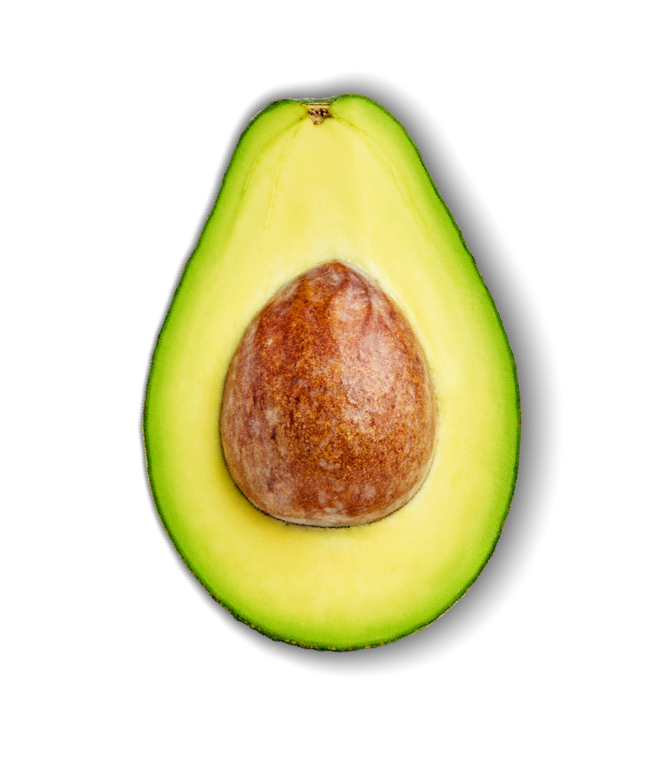 Half avocado